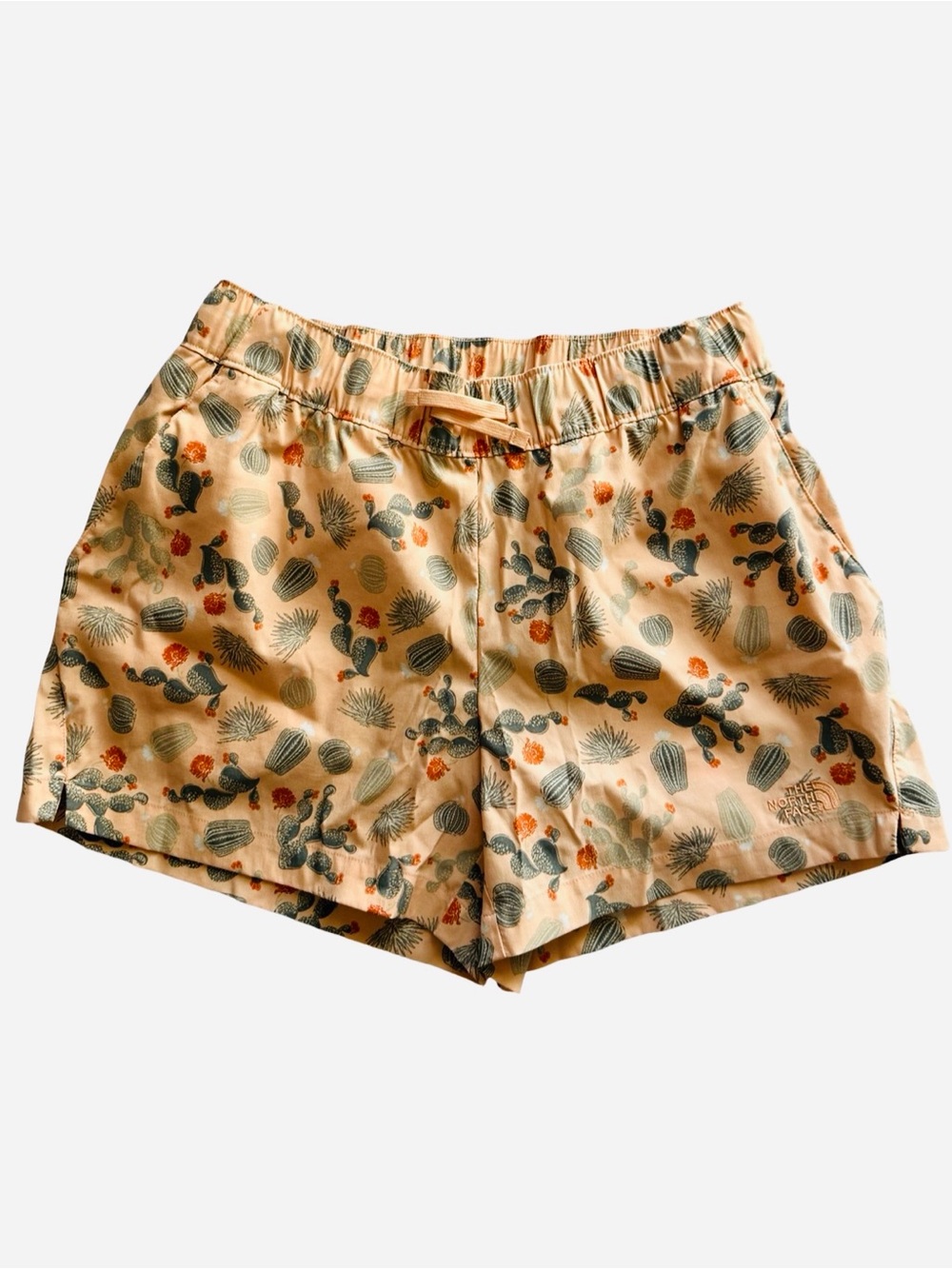 The North Face Peach Cactus-Print Athletic Shorts